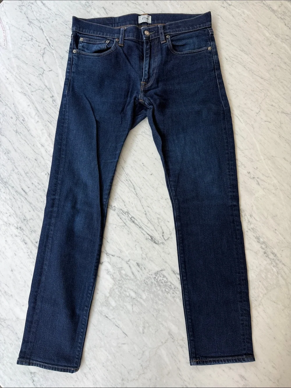 J.Crew 250 Skinny Jeans Men’s 32x30 Kurabo Japanese Stretch Denim Dark Wash